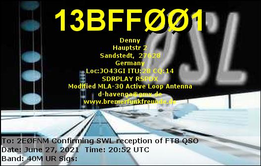 M6CEB & 2E0FNM