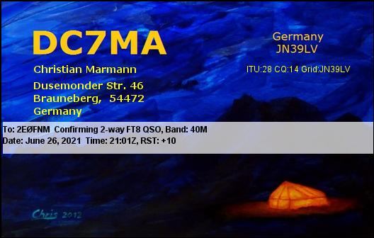 M6CEB & 2E0FNM