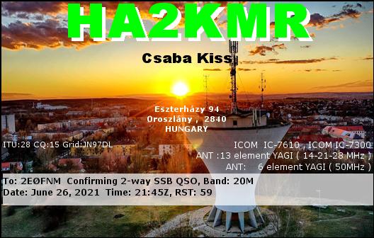 M6CEB & 2E0FNM