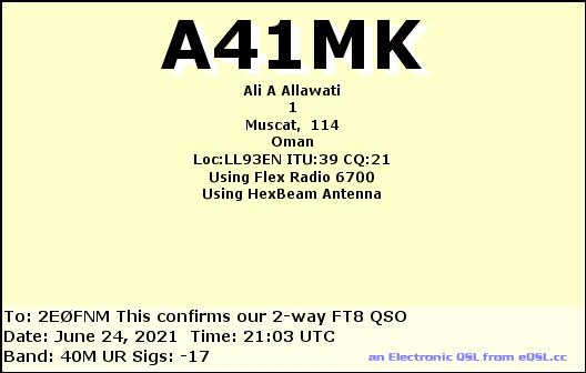 M6CEB & 2E0FNM